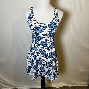 Divided casual printed dress